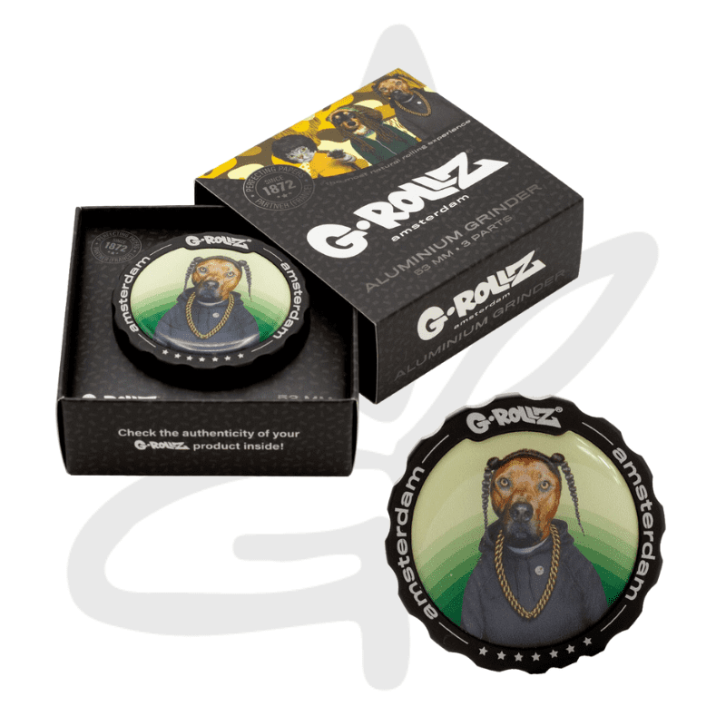 Grinder Pets Rock "Rap" 3 parties 53mm - G-Rollz