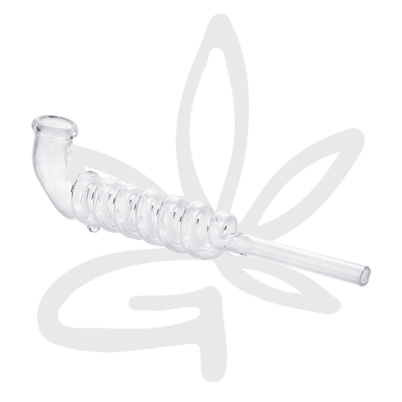 Pipe en verre Spirale 17cm - KAWUM