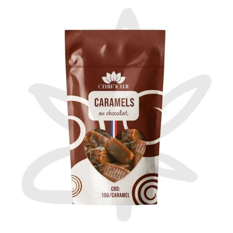 Caramels chocolat 210mg CBD - Olymp'icerie