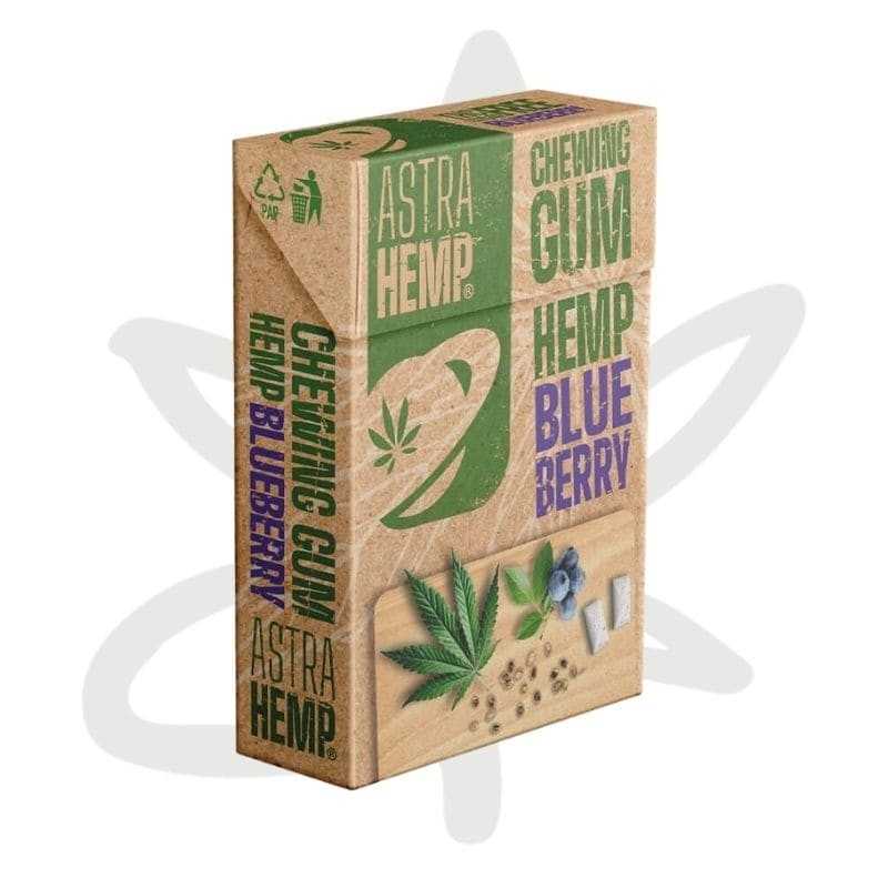 Chewing Gum Blueberry Hemp - Astra Hemp