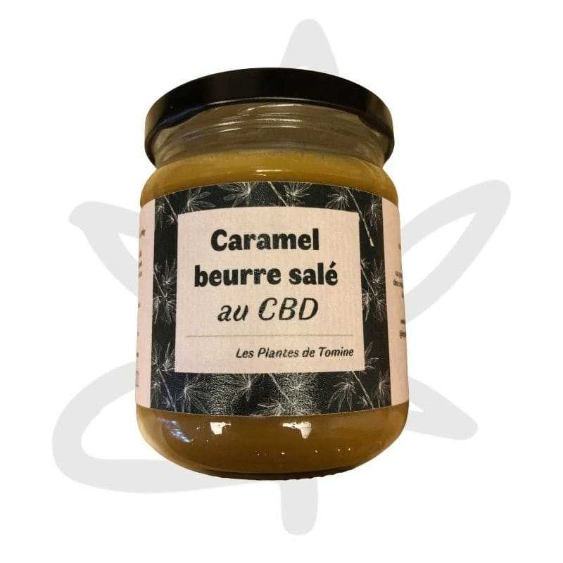 Caramel beurre salé au CBD 200gr - Les plantes de Tomine