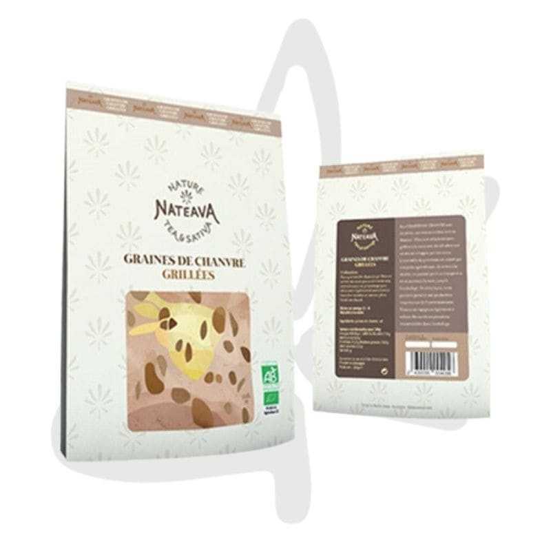 Graines de Chanvre Grillées 250g - Nateava