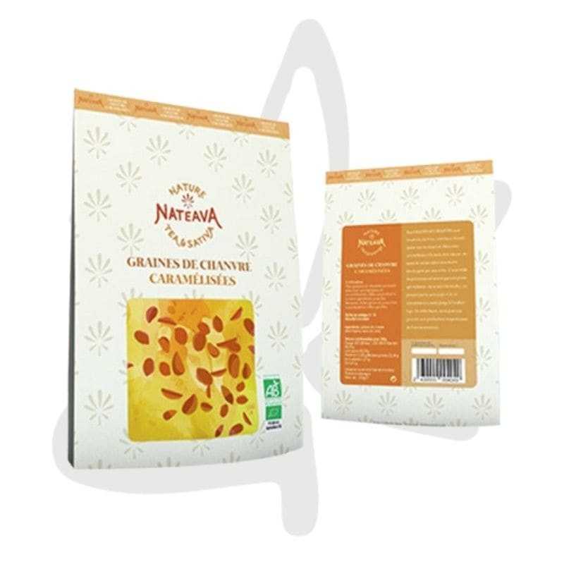 Graines de Chanvre Caramelisées 250g - Nateava