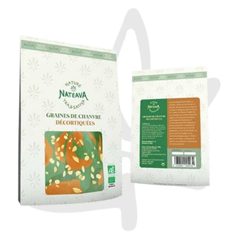 Graines de Chanvre Décortiquées 250g - Nateava