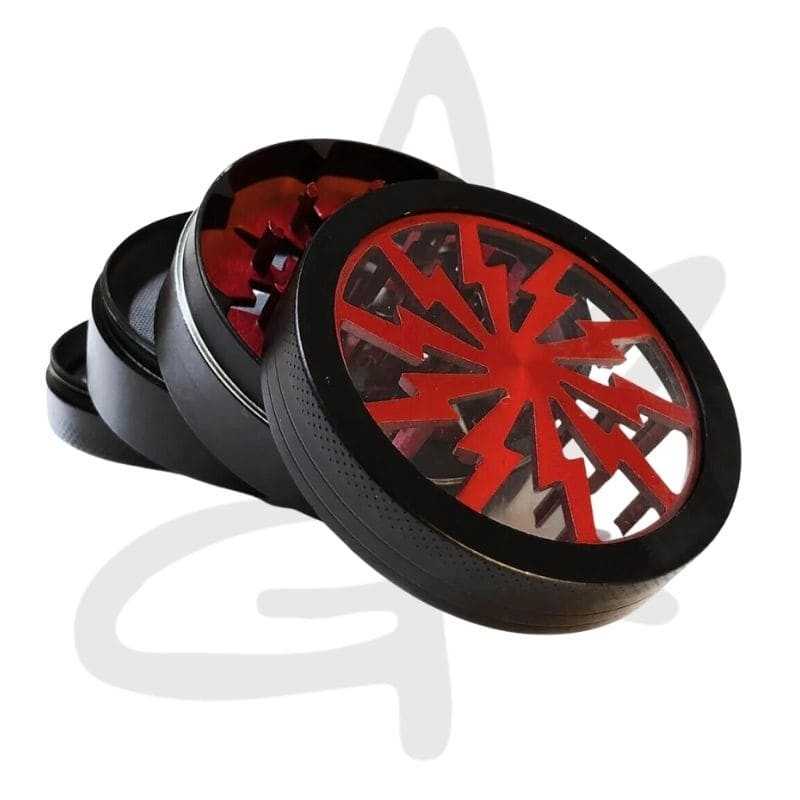 Metal Grinder Storm Red 63mm 4 pièces – Grind Pro
