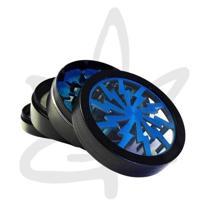 Metal Grinder Storm Blue 63mm 4 Pièces - Grind Pro