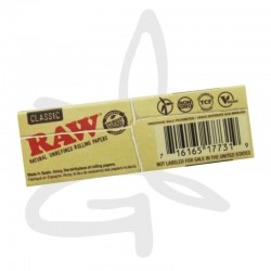 Feuille Slim classic 1"1/4 - Raw