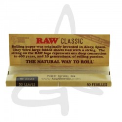Feuille Slim classic 1"1/4 - Raw