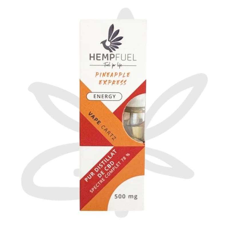Cartouche CBD vape pen Pineapple Express 500mg 0.5ml - Hempfuel