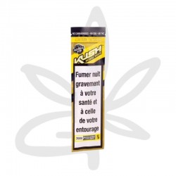 Blunt Kush herbal Wraps Yellow (Lemonade) par 2 - Blunt