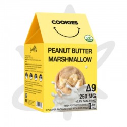Cookie Delta 9 THC Peanuts Butter Marshmallow 25mg - Sweet Life