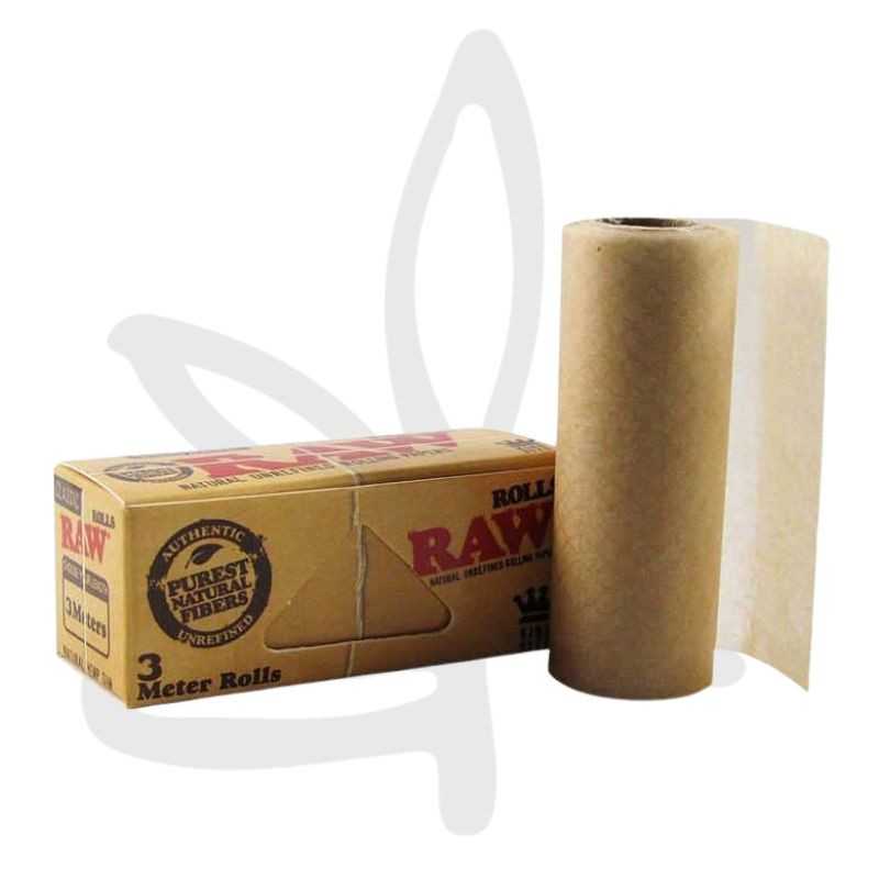 Rouleau feuille a rouler King Size Slim Classic 3 mètres - Raw