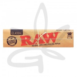 Boite carnet feuille a rouler King Size Slim Classic x50 - Raw