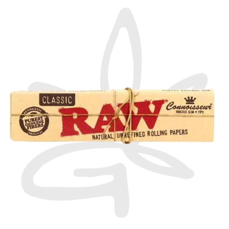 Feuille a rouler Connoisseur King size slim x32 + toncars - RAW