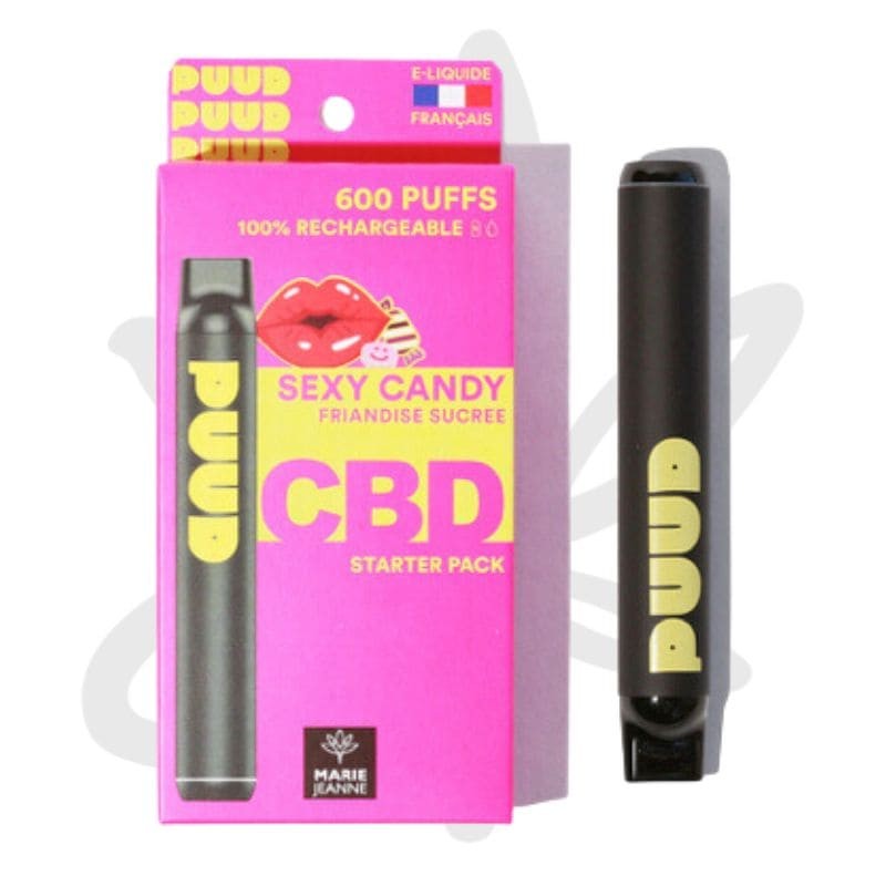PUUD Sexy Candy 100mg CBD Full Spectrum 600 Puffs - Marie Jeanne