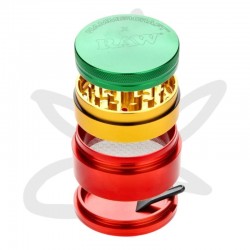 Grinder HammerCraft Aluminium Rasta 61mm - Raw