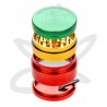Grinder HammerCraft Aluminium Rasta 61mm - Raw