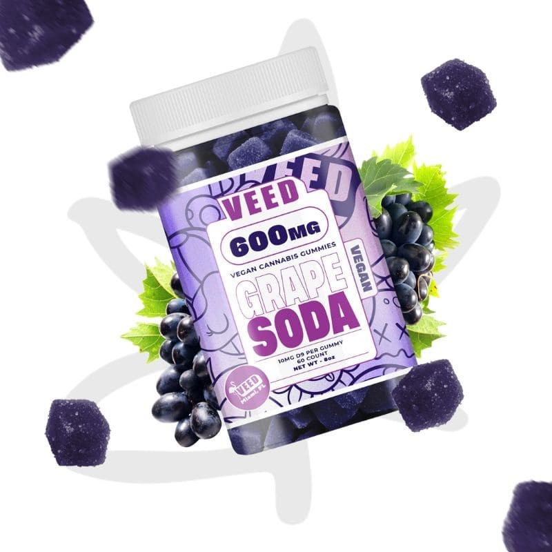 Gummies Grape Soda 600mg delta 9 THC x60 - VEED