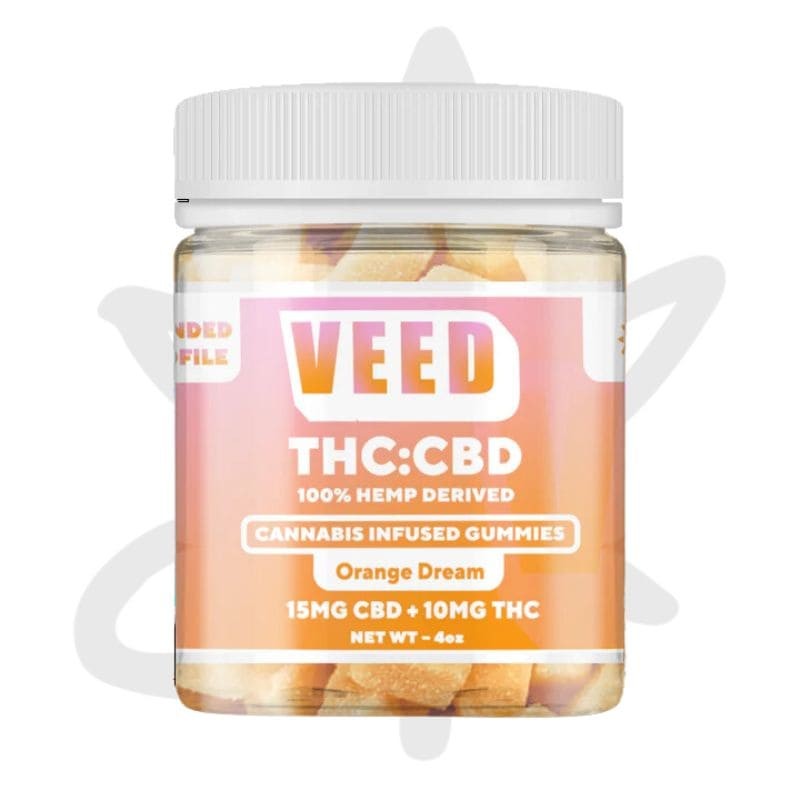 Gummies Orange 300mg delta 9 THC 450mg CBD x30 - VEED