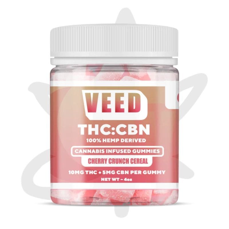Gummies Cherry Crunch 300mg delta 9 THC 150mg CBN x30 - VEED