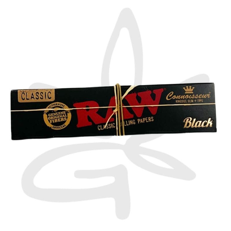 Feuilles a rouler Connoisseur King size Slim x32 + Tips x32 - RAW