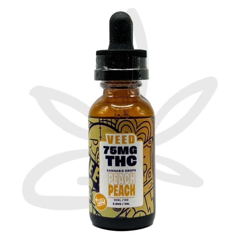 Huile Peach 75mg delta 9 THC 30ml - VEED