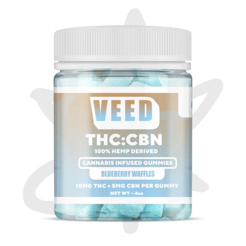 Gummies Blueberry Waffles 300mg delta 9 THC 150mg CBN x30 - VEED